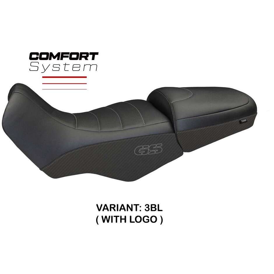 TPZ Italia Seat Cover Specific for BMW R 1100/1150 GS 1994 - 2003 Model Firenze Carbon Color Comfort System