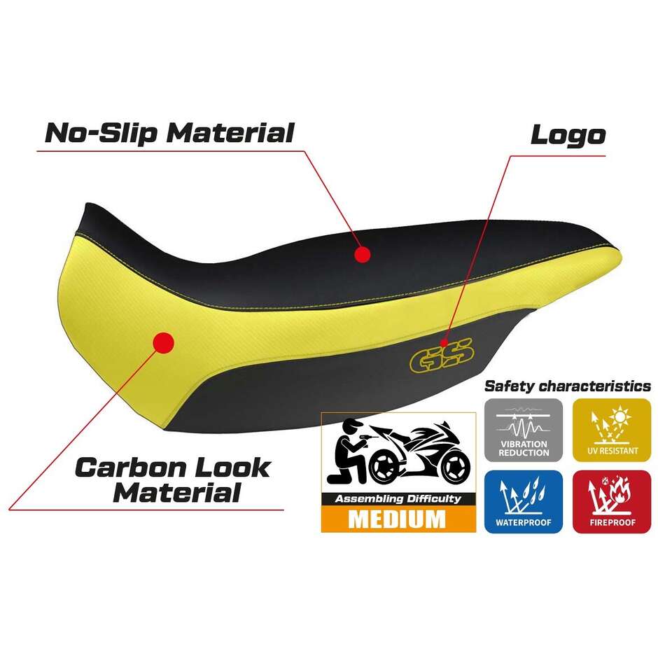 TPZ Italia Seat Cover Specific for BMW R 1150 GS Adventure 2002 - 2006 Model Giarre