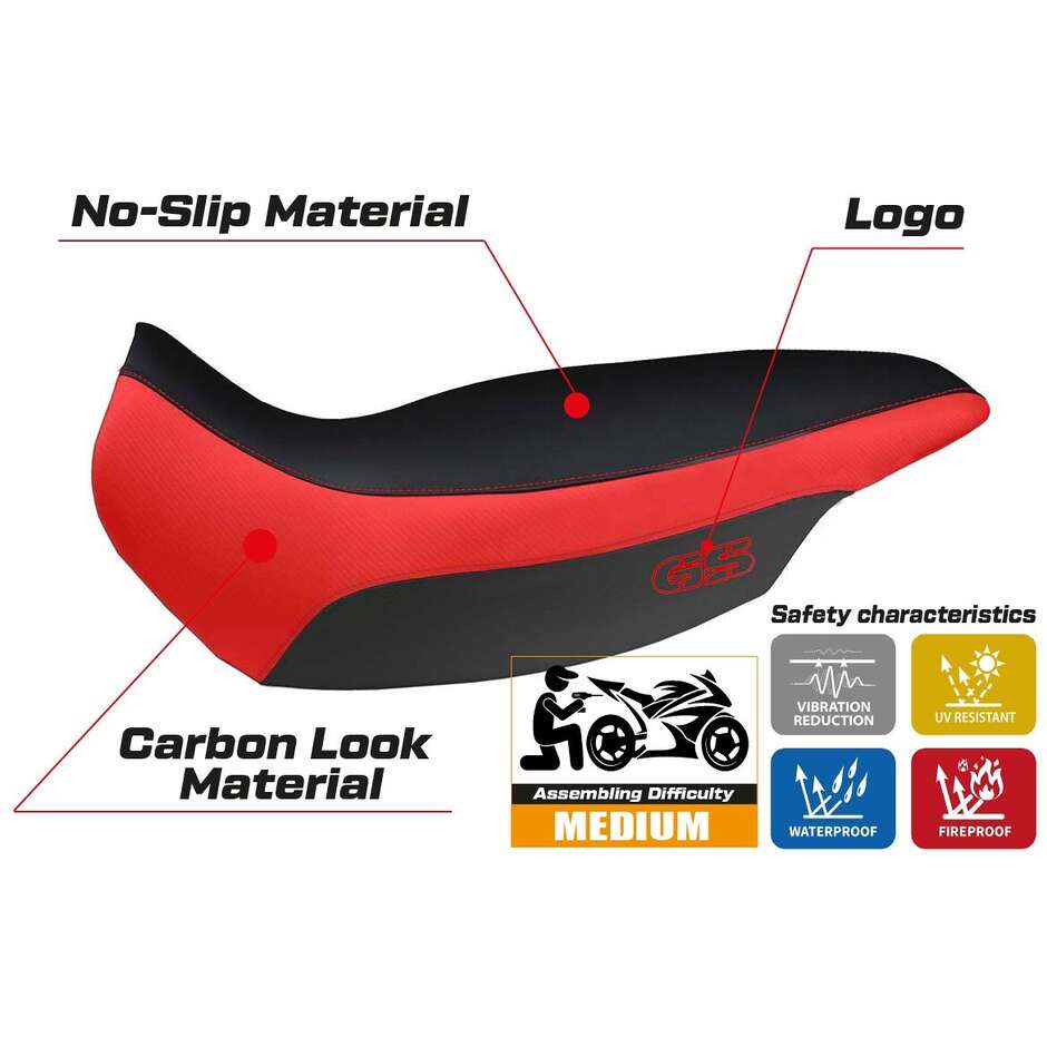 TPZ Italia Seat Cover Specific for BMW R 1150 GS Adventure 2002 - 2006 Model Giarre