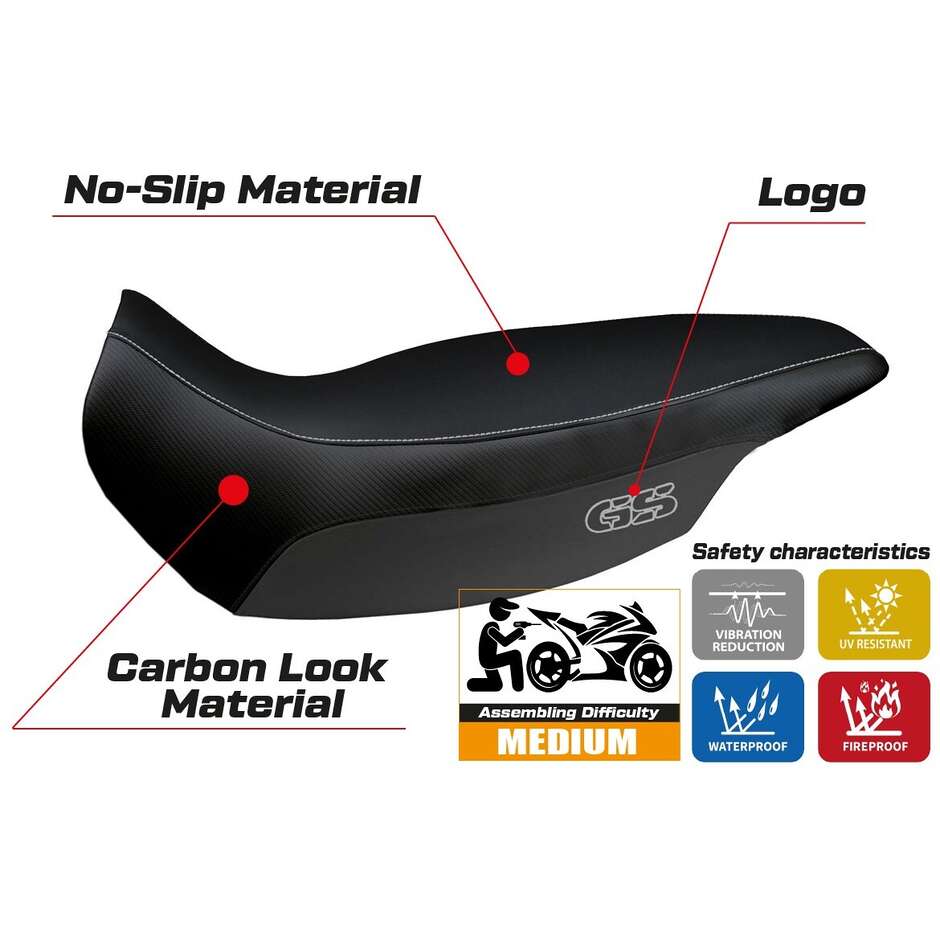 TPZ Italia Seat Cover Specific for BMW R 1150 GS Adventure 2002 - 2006 Model Giarre