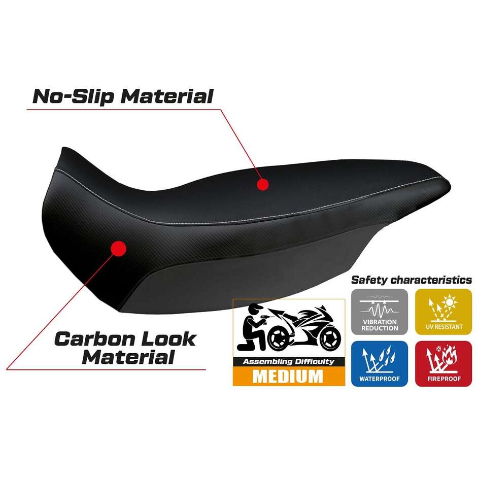 TPZ Italia Seat Cover Specific for BMW R 1150 GS Adventure 2002 - 2006 Model Giarre