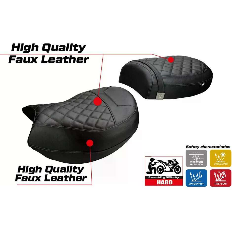 TPZ Italia Seat Cover Specific for BMW R 1200 C 1997-2006 Marburg Model