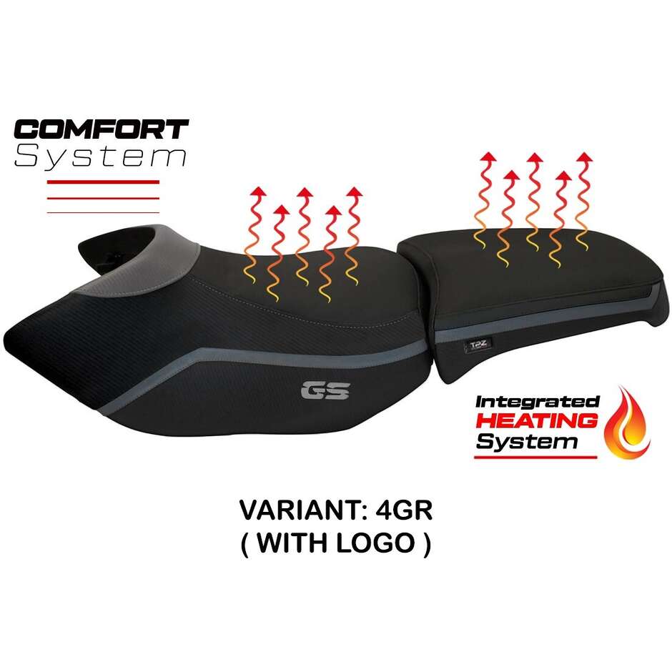 TPZ Italia Seat Cover Specific for BMW R 1200 GS Adventure 2006 - 2012 Model Heating Comfort System