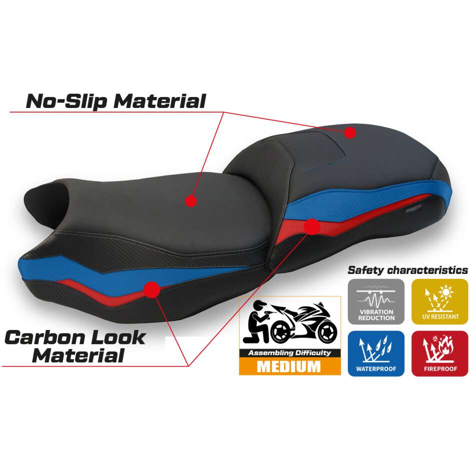 TPZ Italia Seat Cover Specific for BMW R 1250 GS 2019 - 2023 Farah Model