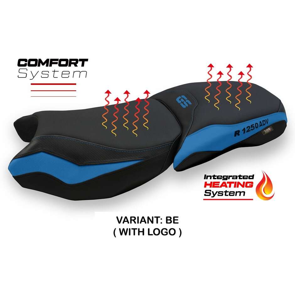 TPZ Italia Seat Cover Specific for BMW R 1250 GS Adventure 2019 - 2024 - Heating Comfort System