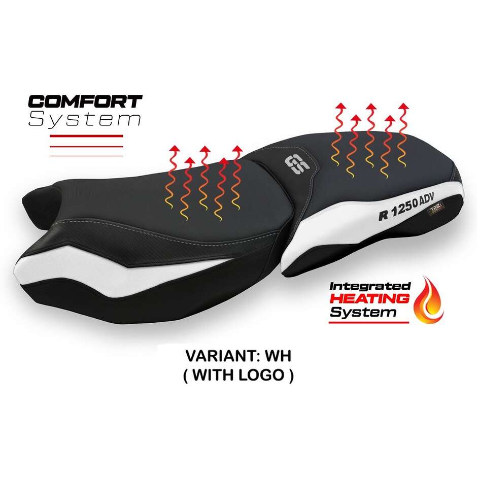 TPZ Italia Seat Cover Specific for BMW R 1250 GS Adventure 2019 - 2024 - Heating Comfort System