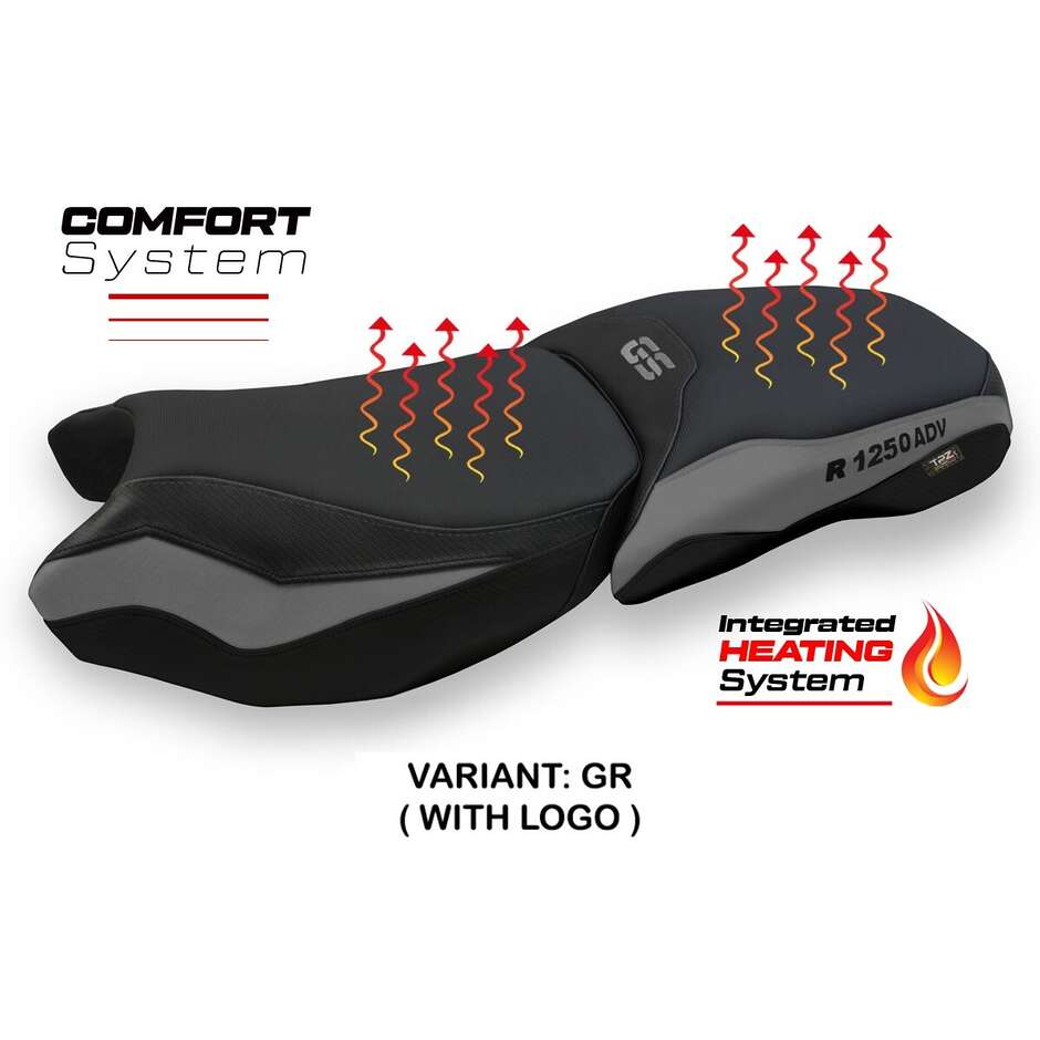 TPZ Italia Seat Cover Specific for BMW R 1250 GS Adventure 2019 - 2024 - Heating Comfort System