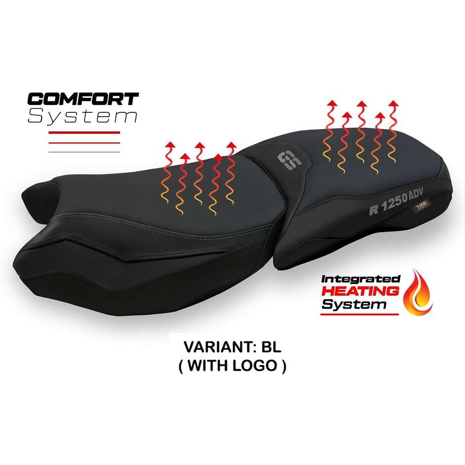 TPZ Italia Seat Cover Specific for BMW R 1250 GS Adventure 2019 - 2024 - Heating Comfort System
