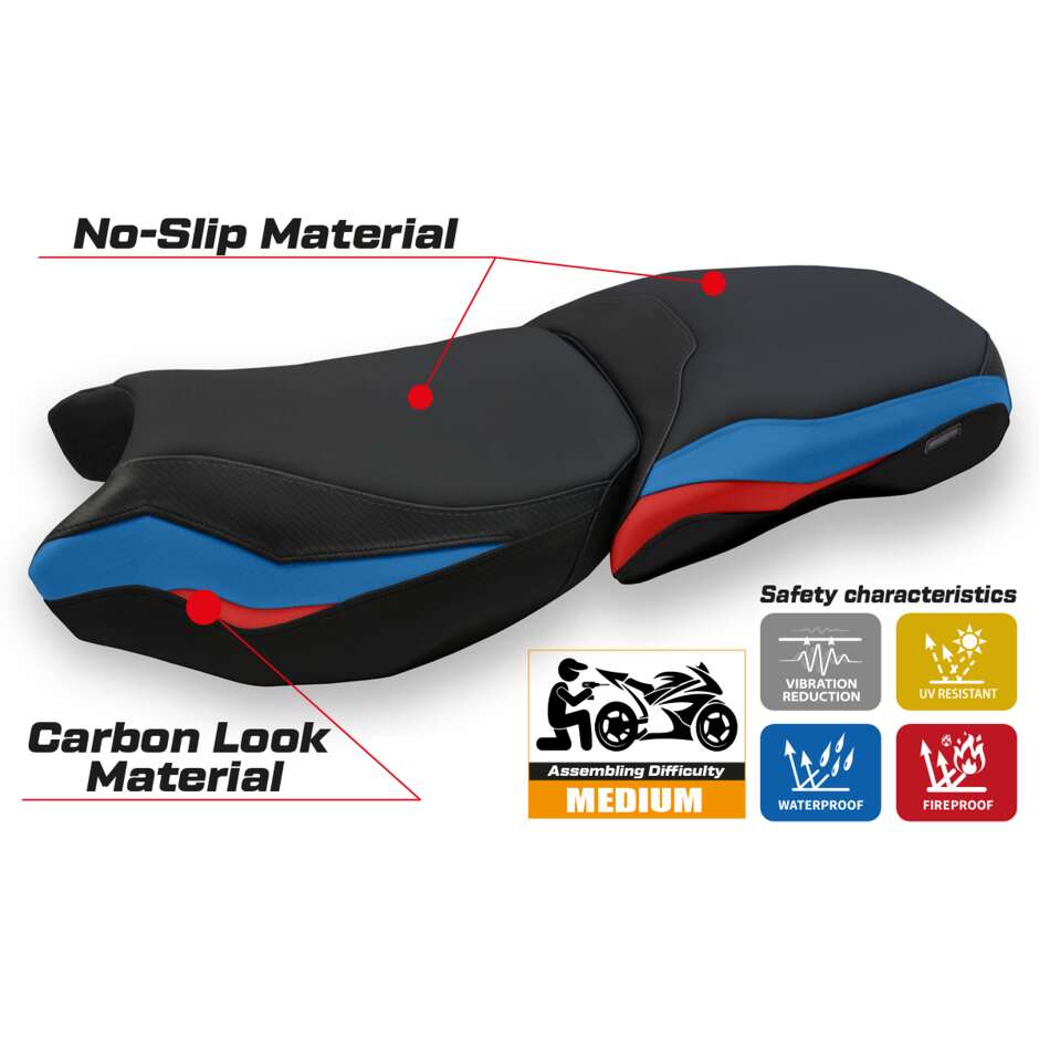 TPZ Italia Seat Cover Specific for BMW R 1250 GS Adventure 2019 - 2024 Model Baceno