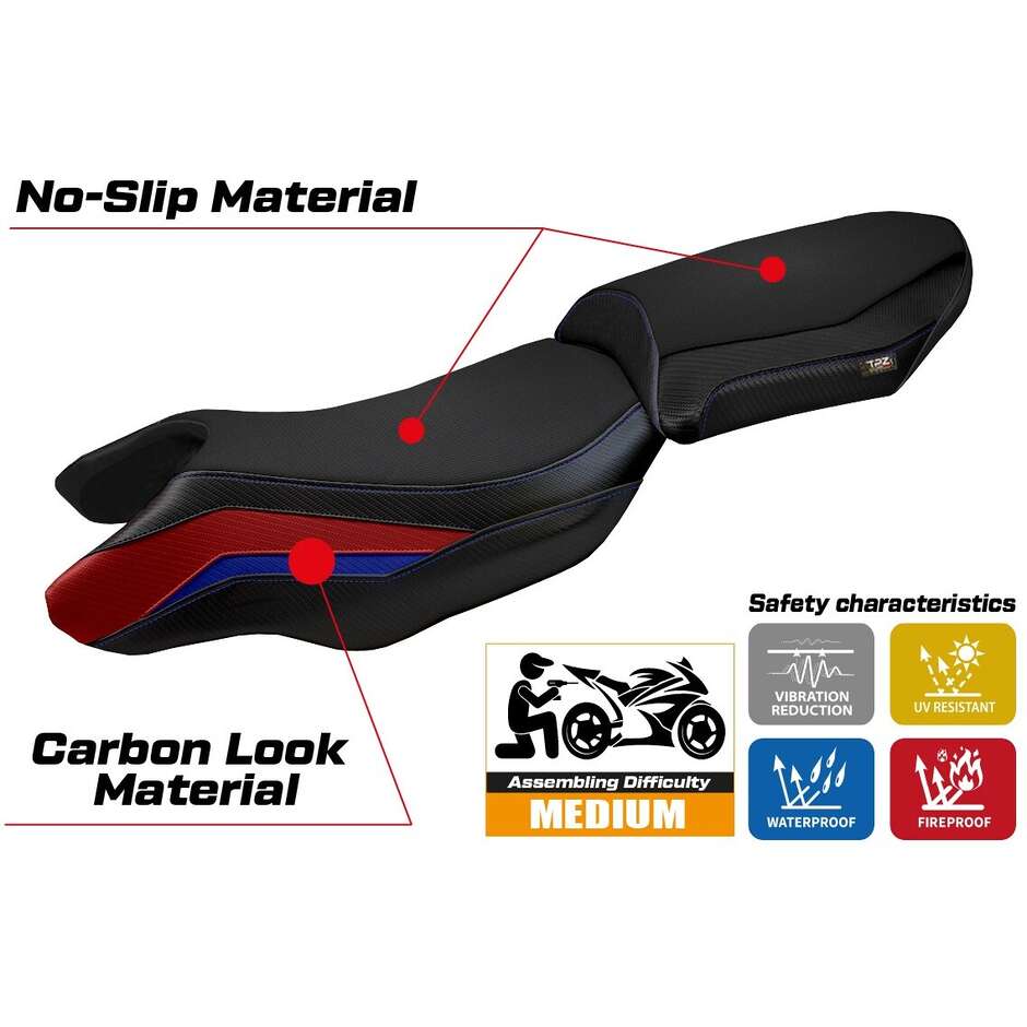 TPZ Italia Seat Cover Specific for BMW R 1250 R 2019-2025 Model Puma Special Color