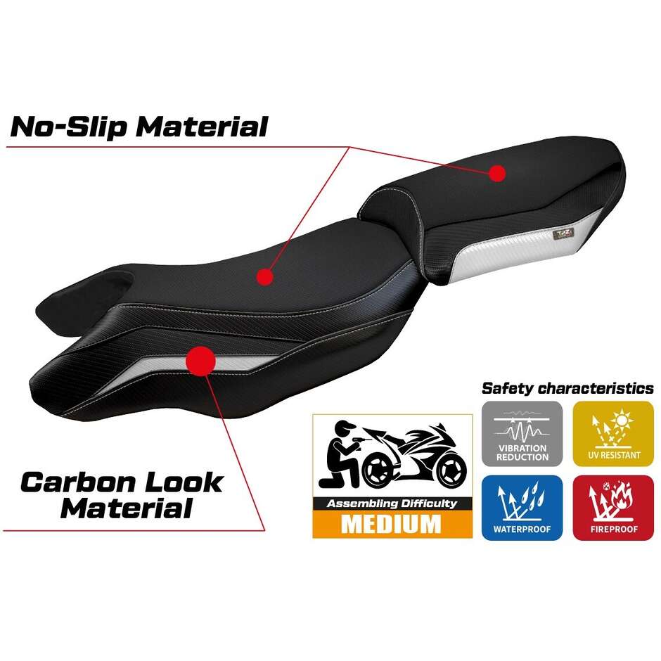 TPZ Italia Seat Cover Specific for BMW R 1250 R 2019-2025 Puma Model