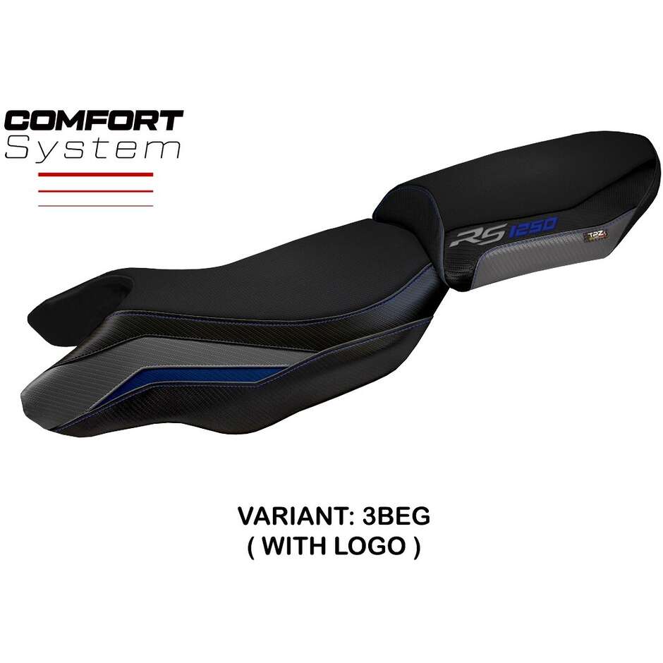 TPZ Italia Seat Cover Specific for BMW R 1250 RS 2020 - 2024 Model Blanco Comfort System