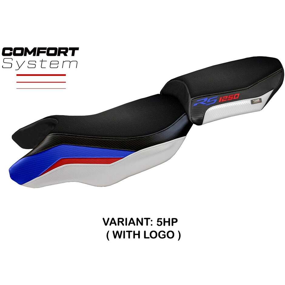 TPZ Italia Seat Cover Specific for BMW R 1250 RS 2020 - 2024 Model Blanco Comfort System