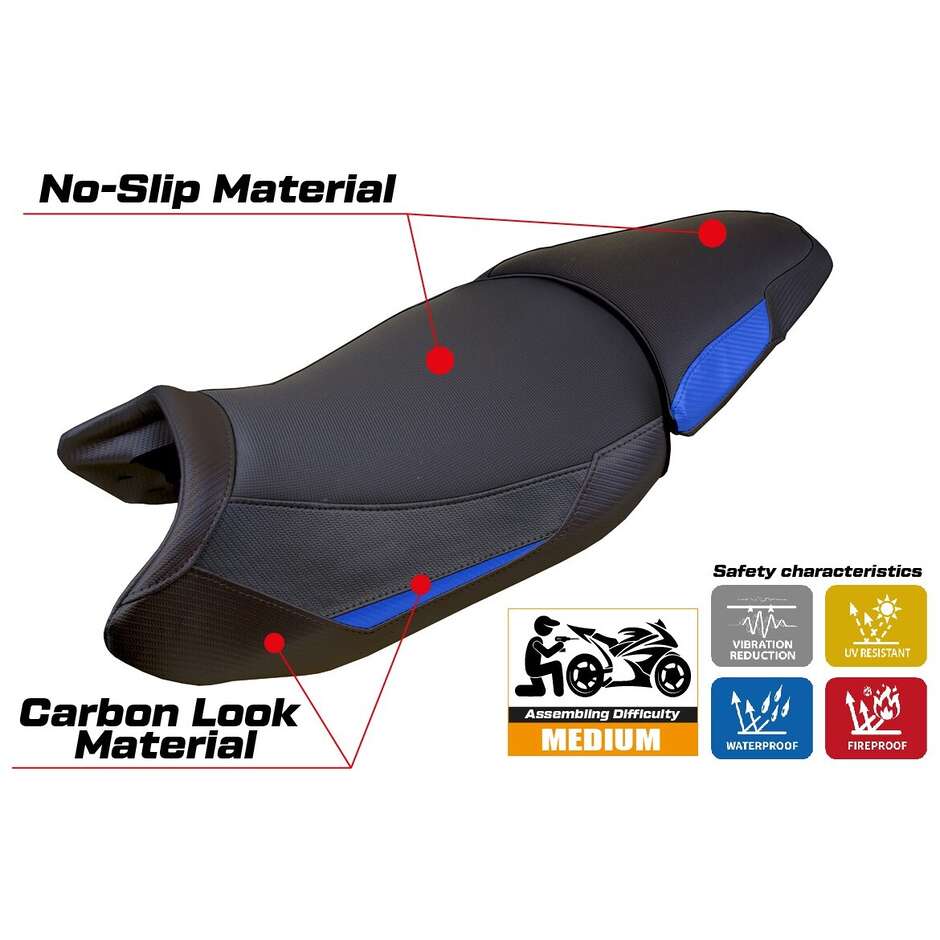 TPZ Italia Seat Cover Specific for BMW R 1300 GS 2023-2025 Model Koln Comfort System