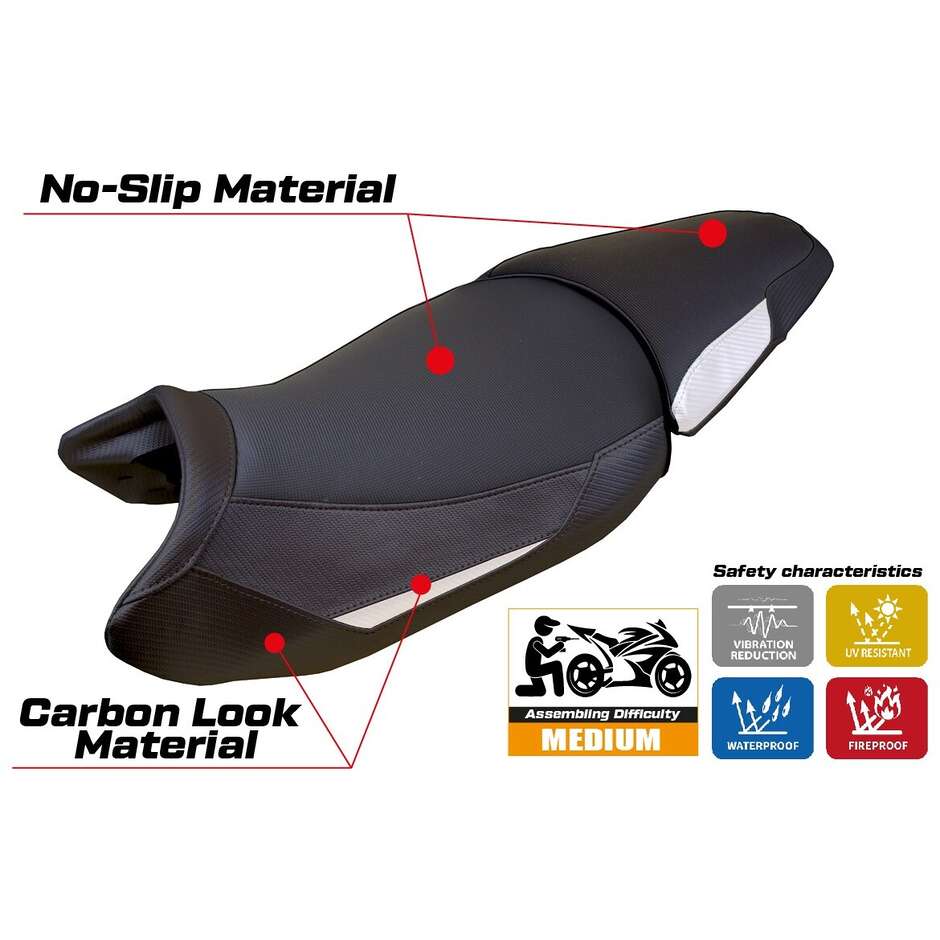 TPZ Italia Seat Cover Specific for BMW R 1300 GS 2023-2025 Model Koln Comfort System