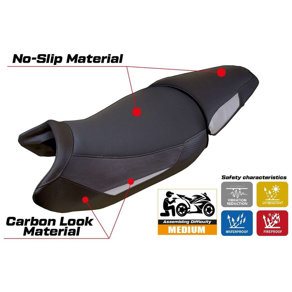 TPZ Italia Seat Cover Specific for BMW R 1300 GS 2023-2025 Model Koln Comfort System
