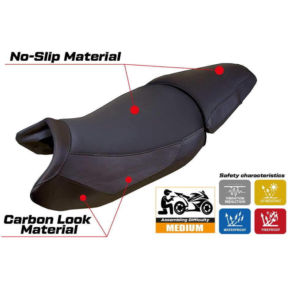 TPZ Italia Seat Cover Specific for BMW R 1300 GS 2023-2025 Model Koln