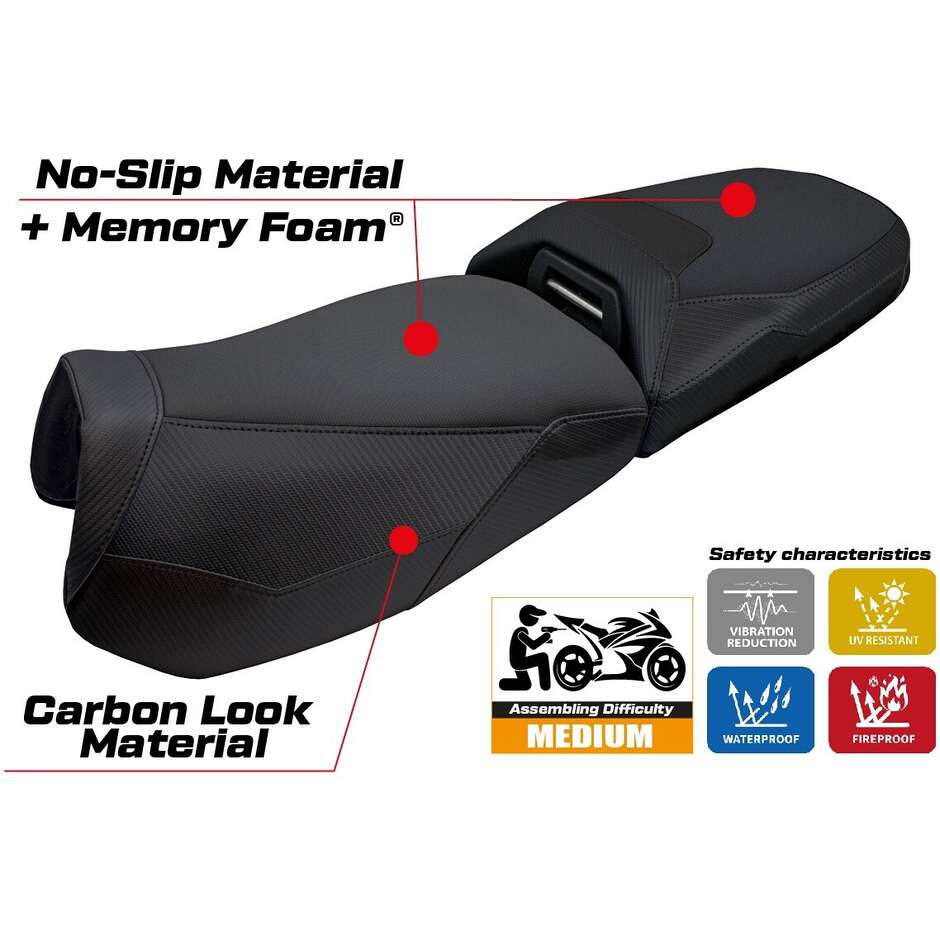 TPZ Italia Seat Cover Specific for BMW R 1300 GS Adventure 2024-2025 Model Haisyn Comfort System