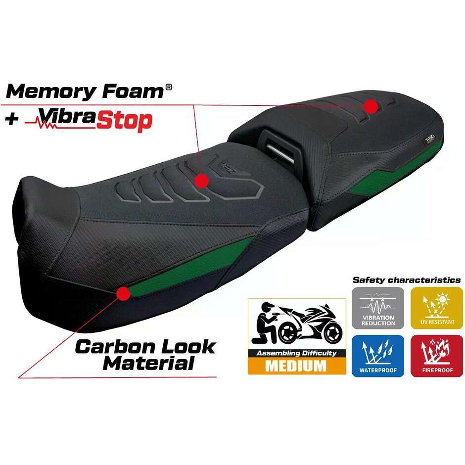 TPZ Italia Seat Cover Specific for BMW R 1300 GS ADVENTURE 2024-2025 Model Ulma Comfort System Plus