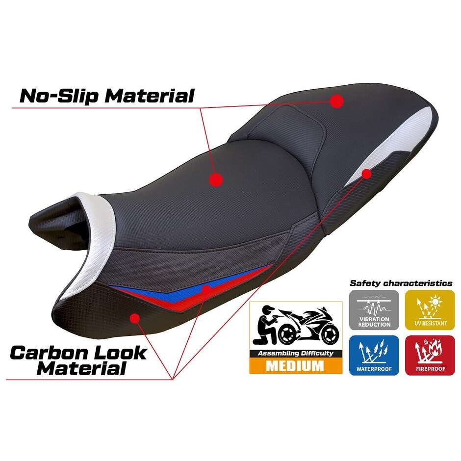 TPZ Italia Seat Cover Specific for BMW R 1300 GS Touring 2023-2025 Model Ahus Comfort System