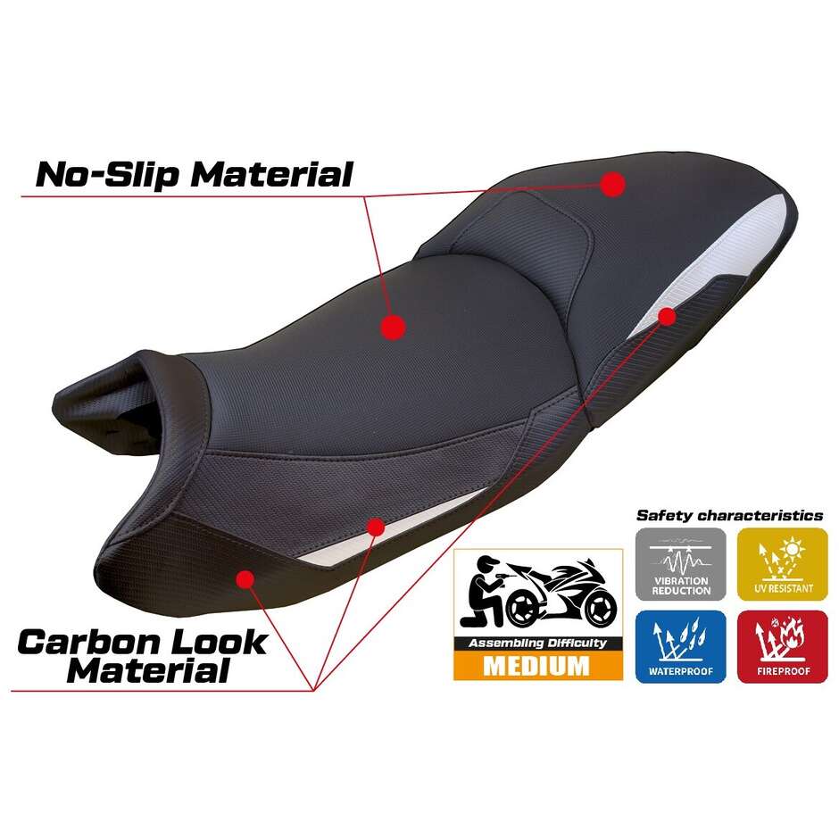 TPZ Italia Seat Cover Specific for BMW R 1300 GS Touring 2023-2025 Model Ahus Comfort System