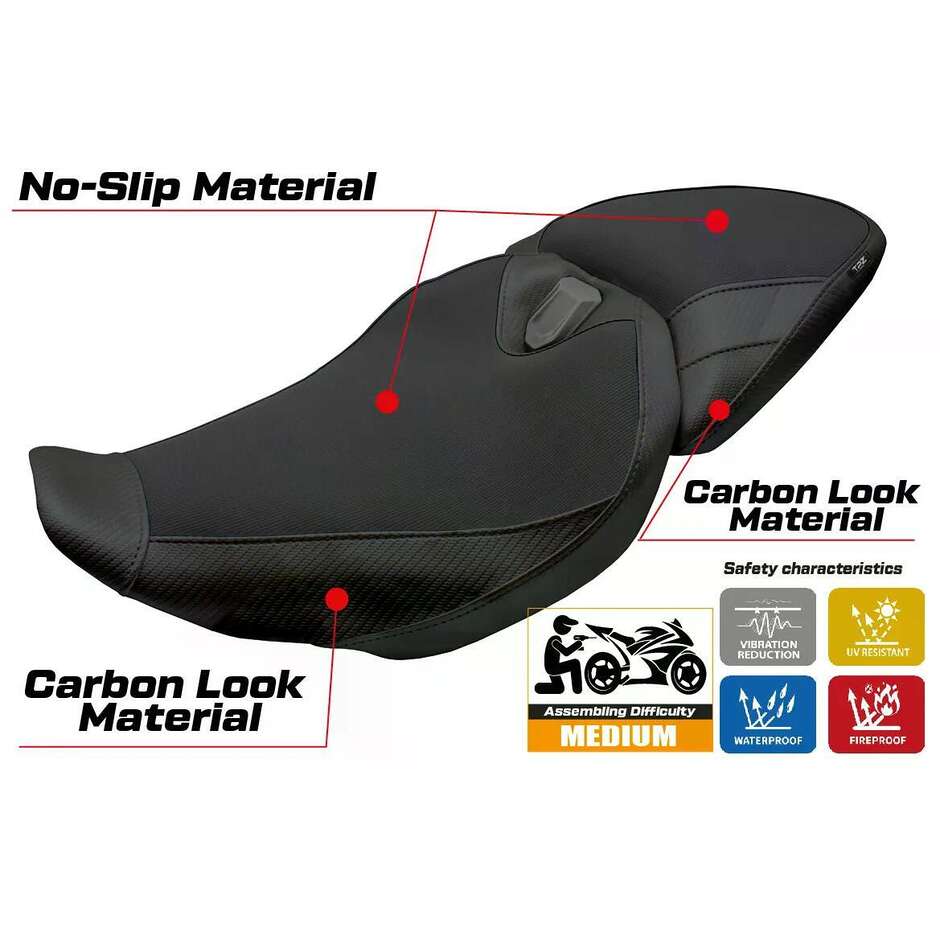 TPZ Italia Seat Cover Specific for BMW R 1300 RS 2025-2026 Model Sohar