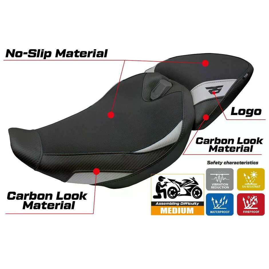 TPZ Italia Seat Cover Specific for BMW R 1300 RS 2025-2026 Model Sohar