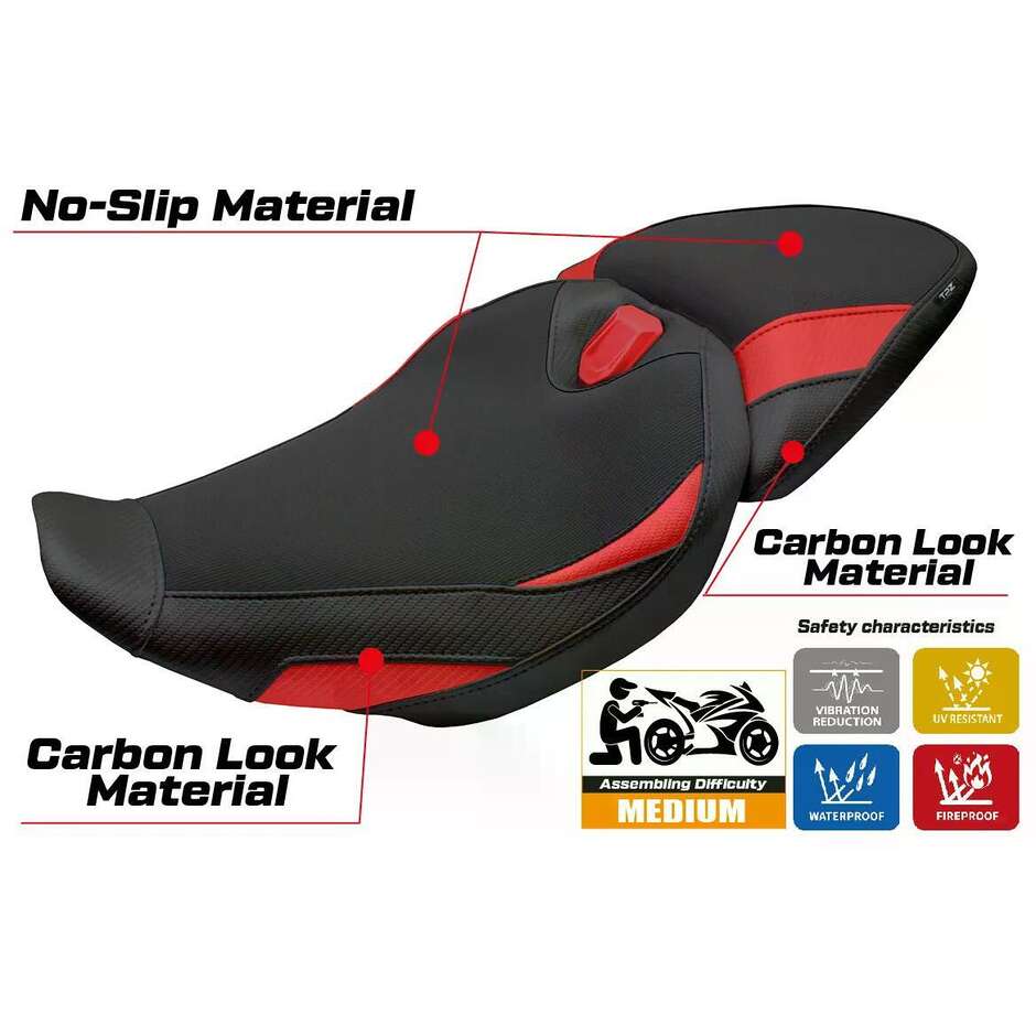 TPZ Italia Seat Cover Specific for BMW R 1300 RS 2025-2026 Model Sohar