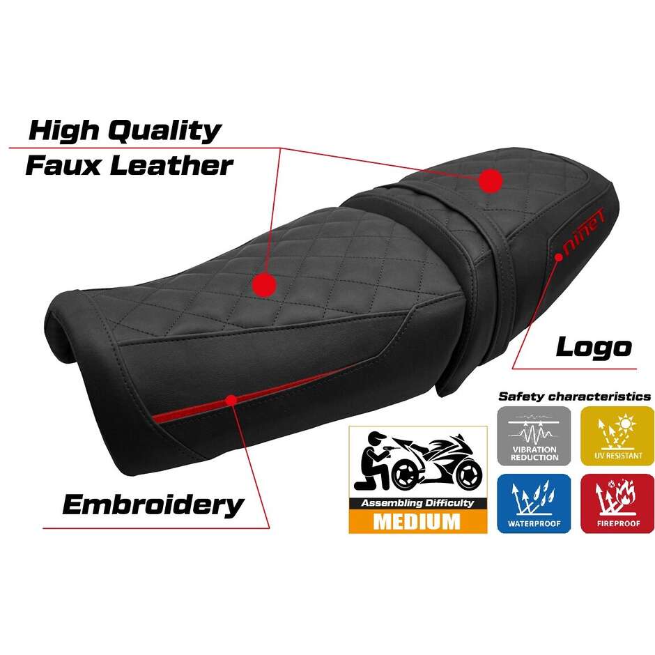 TPZ Italia Seat Cover Specific for BMW R12 NINE T 2025 Ninette Model