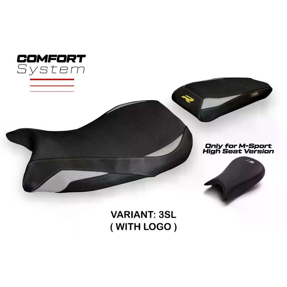 TPZ Italia Seat Cover Specific for BMW S 1000 R 20212025 Model Petra Comfort System