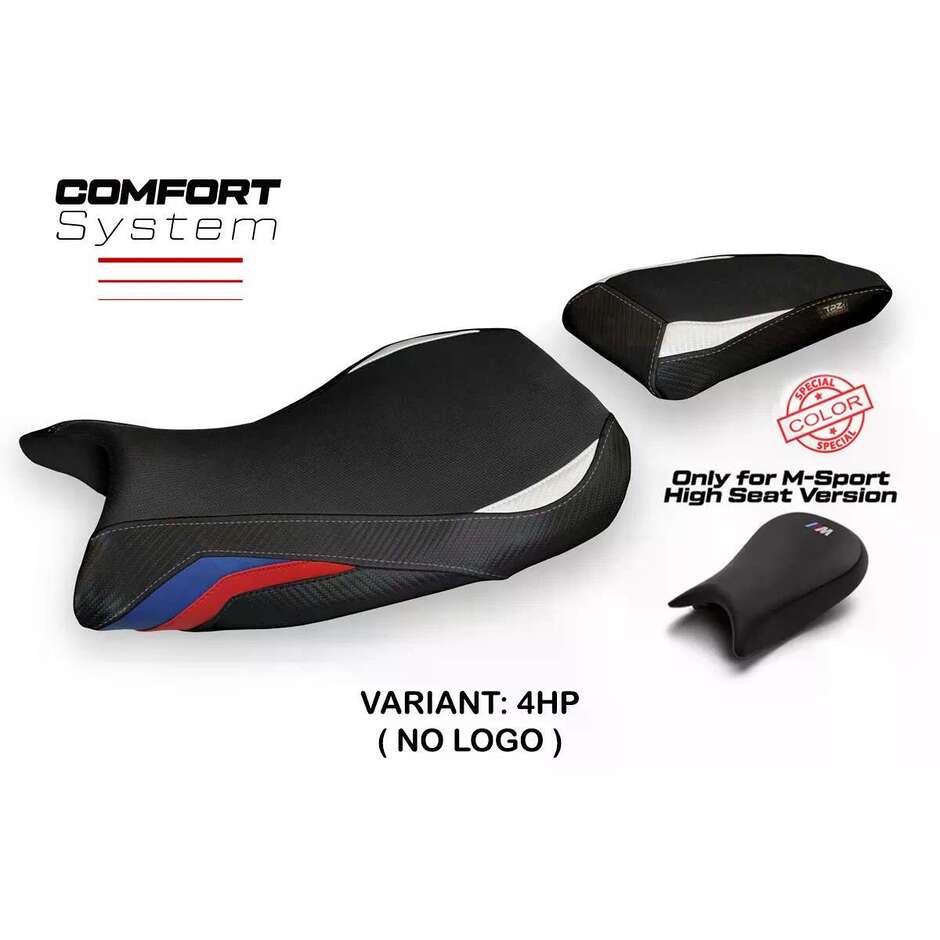 TPZ Italia Seat Cover Specific for BMW S 1000 R 20212025 Model Petra Comfort System
