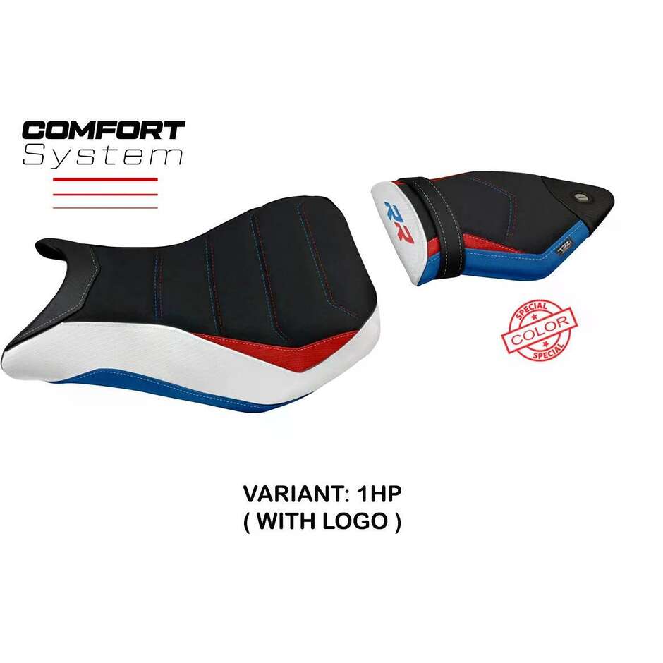 TPZ Italia Seat Cover Specific for BMW S 1000 RR 2012 2014 Model Dacca 2 Comfort System