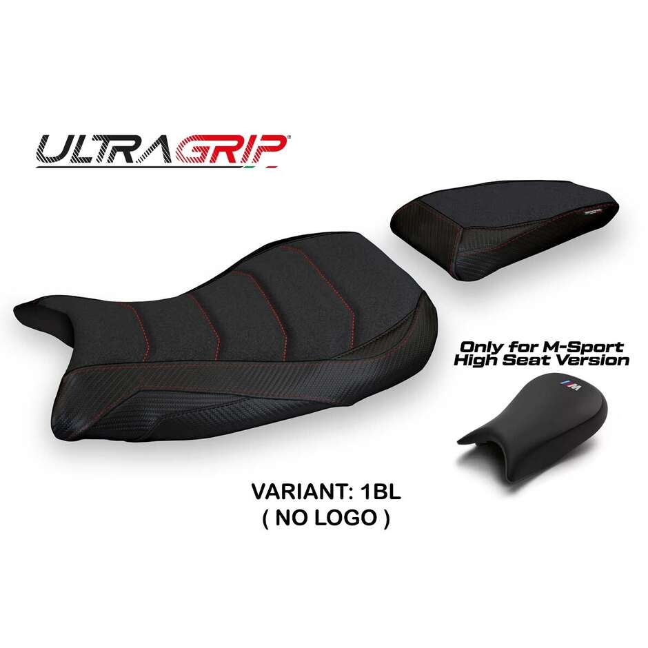 TPZ Italia Seat Cover Specific for BMW S 1000 RR MSport 2019-2025 Model Edige 1 Ultragrip