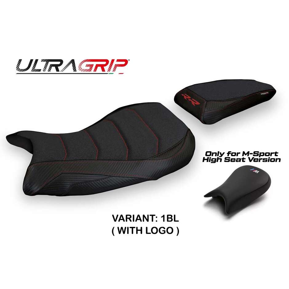 TPZ Italia Seat Cover Specific for BMW S 1000 RR MSport 2019-2025 Model Edige 1 Ultragrip