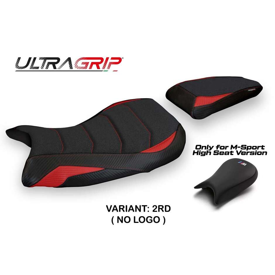 TPZ Italia Seat Cover Specific for BMW S 1000 RR MSport 2019-2025 Model Edige 1 Ultragrip