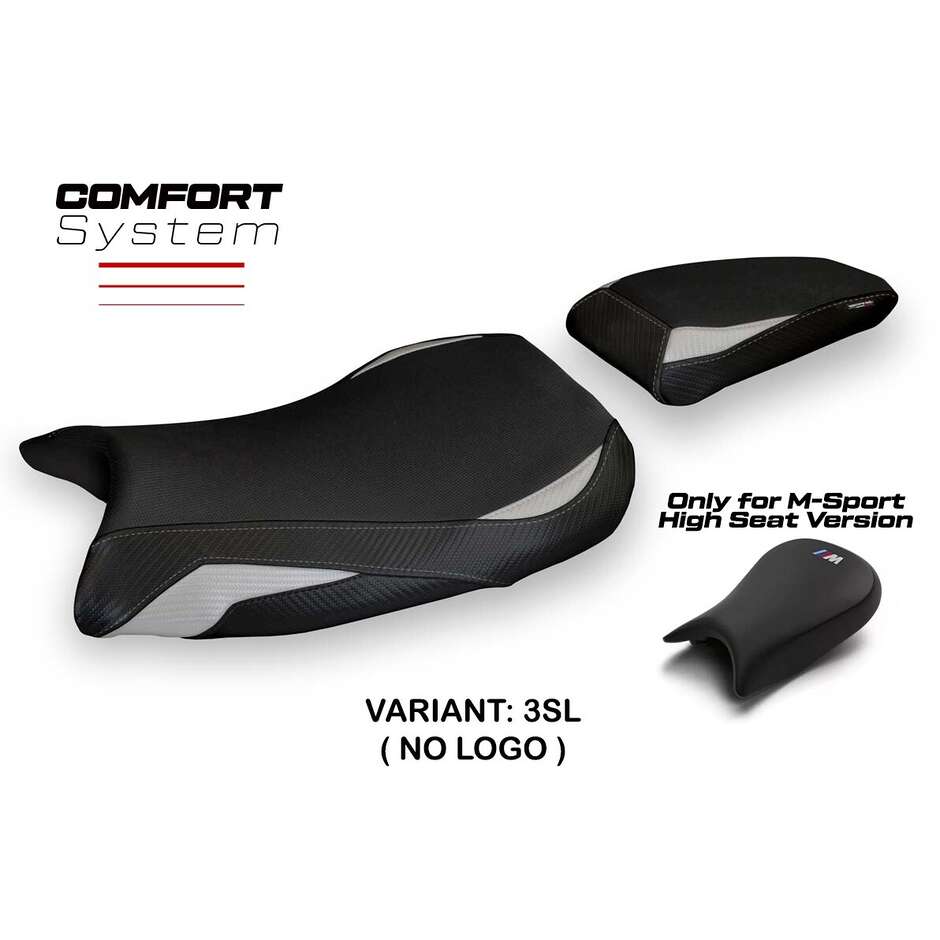 TPZ Italia Seat Cover Specific for BMW S 1000 RR MSport 2019-2025 Model Ganja 1 Comfort System