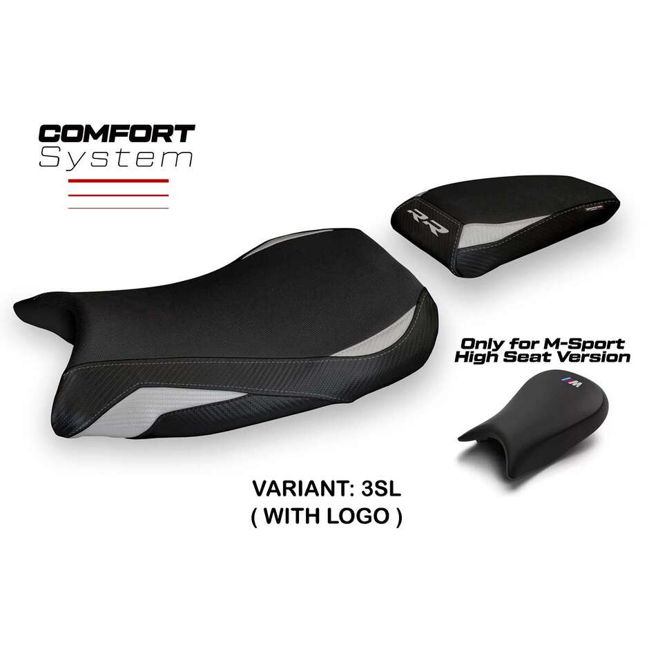 TPZ Italia Seat Cover Specific for BMW S 1000 RR MSport 2019-2025 Model Ganja 1 Comfort System