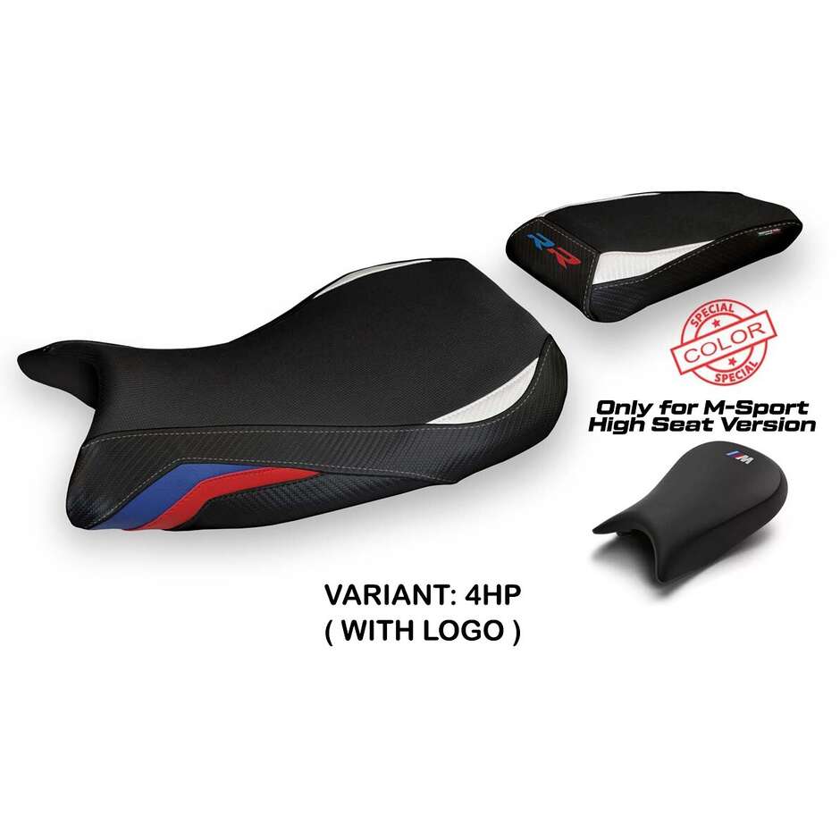 TPZ Italia Seat Cover Specific for BMW S 1000 RR MSport 2019-2025 Model Sevan 1