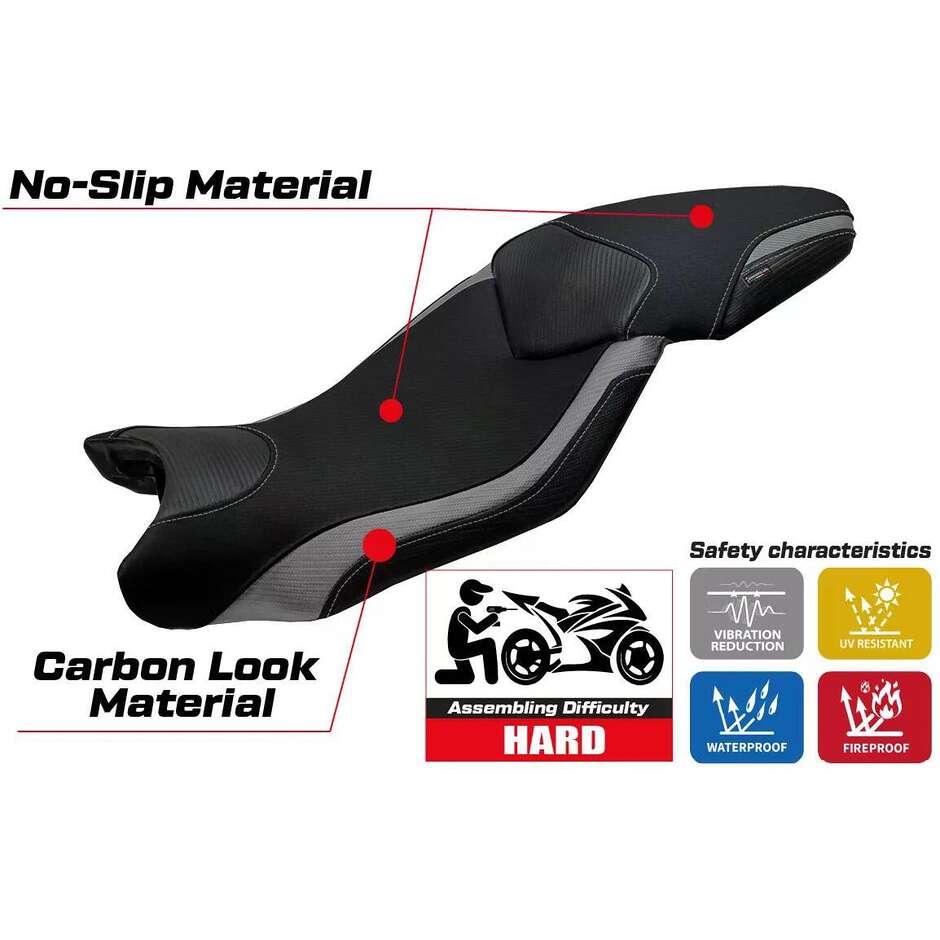TPZ Italia Seat Cover Specific for BMW S 1000 XR 2015 2019 Ardea Model