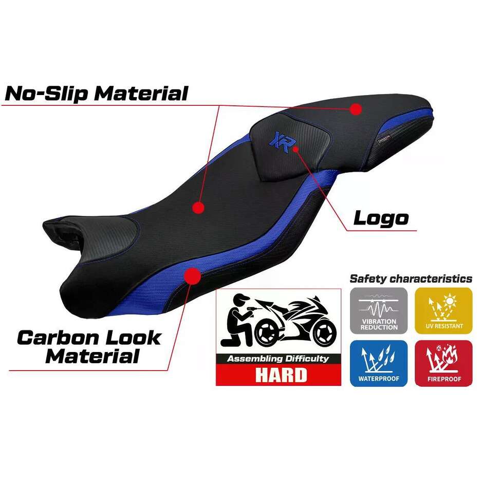TPZ Italia Seat Cover Specific for BMW S 1000 XR 2015 2019 Ardea Model