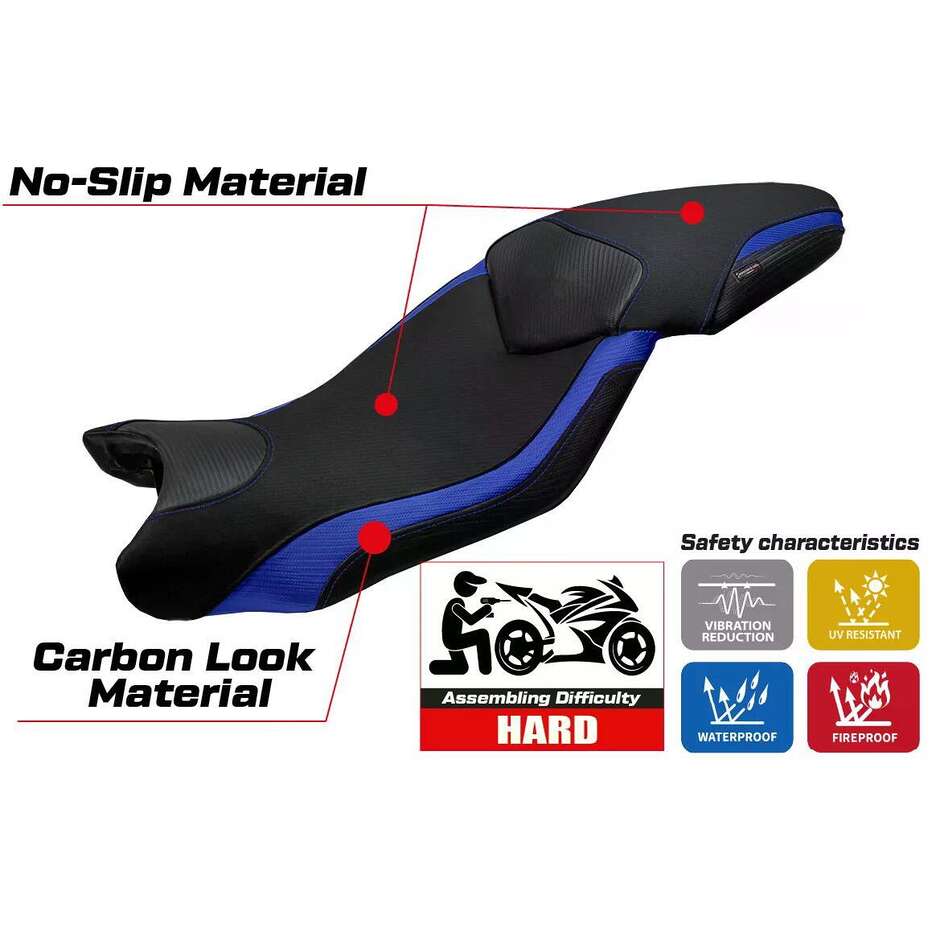 TPZ Italia Seat Cover Specific for BMW S 1000 XR 2015 2019 Ardea Model