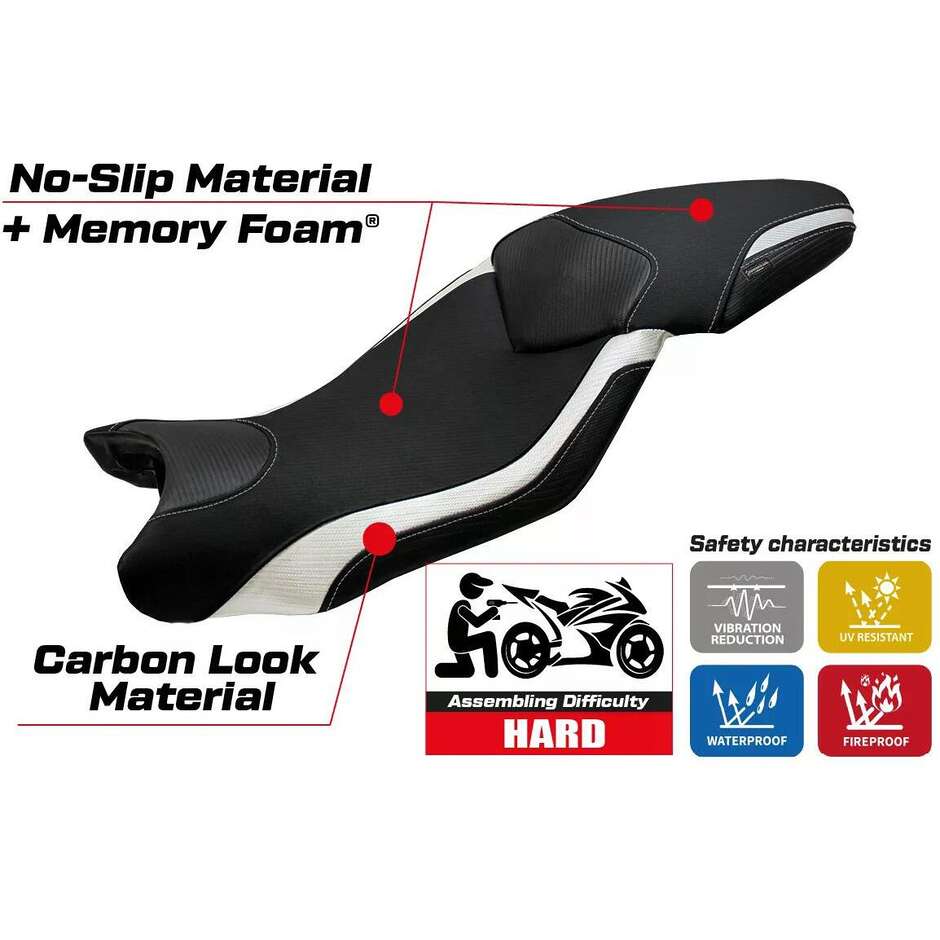 TPZ Italia Seat Cover Specific for BMW S 1000 XR 2015 2019 Model Ardea Comfort System