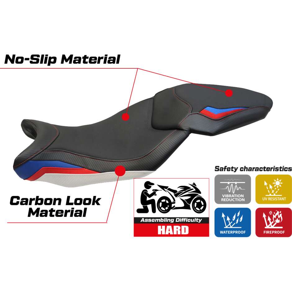 TPZ Italia Seat Cover Specific for BMW S 1000 XR 2015 2019 Model Ardea HP