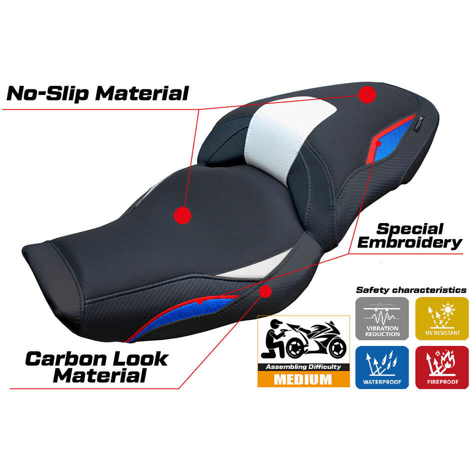 TPZ Italia Seat Cover Specific for BMW S 1000 XR 20242025 Linz Model