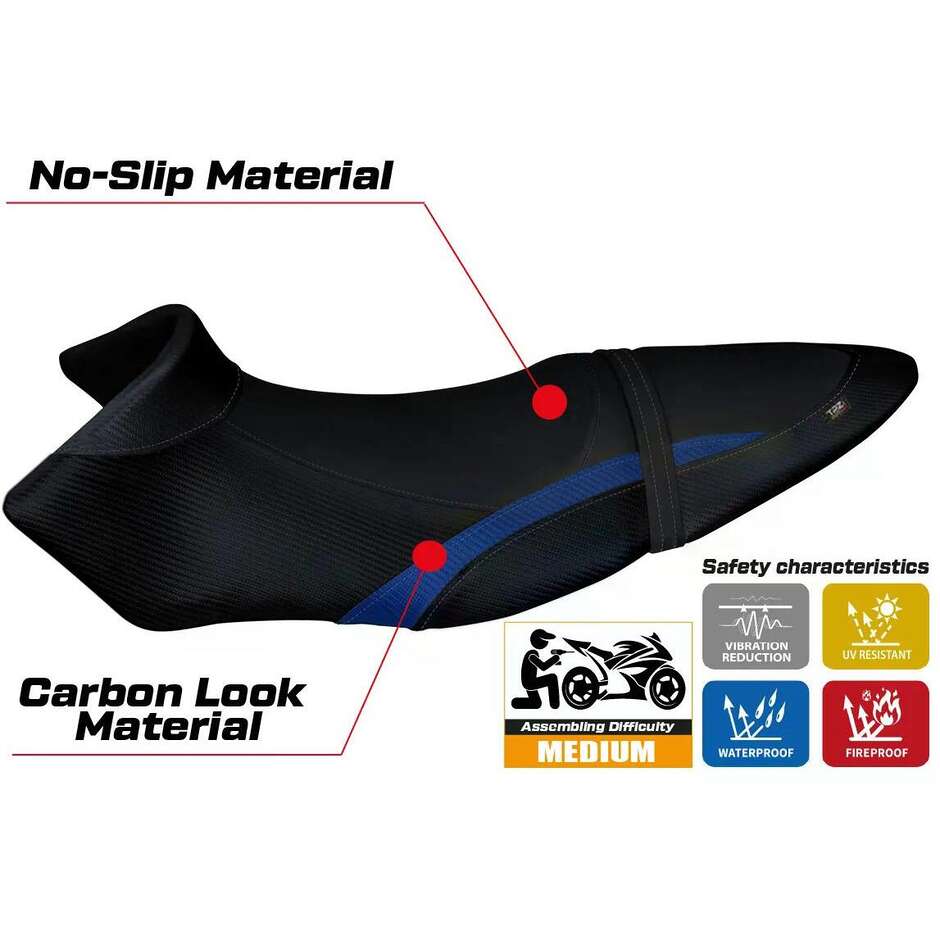 TPZ Italia Seat Cover Specific for BUELL XB 12 S XB 12 SX 2019 2021 Avignon Model