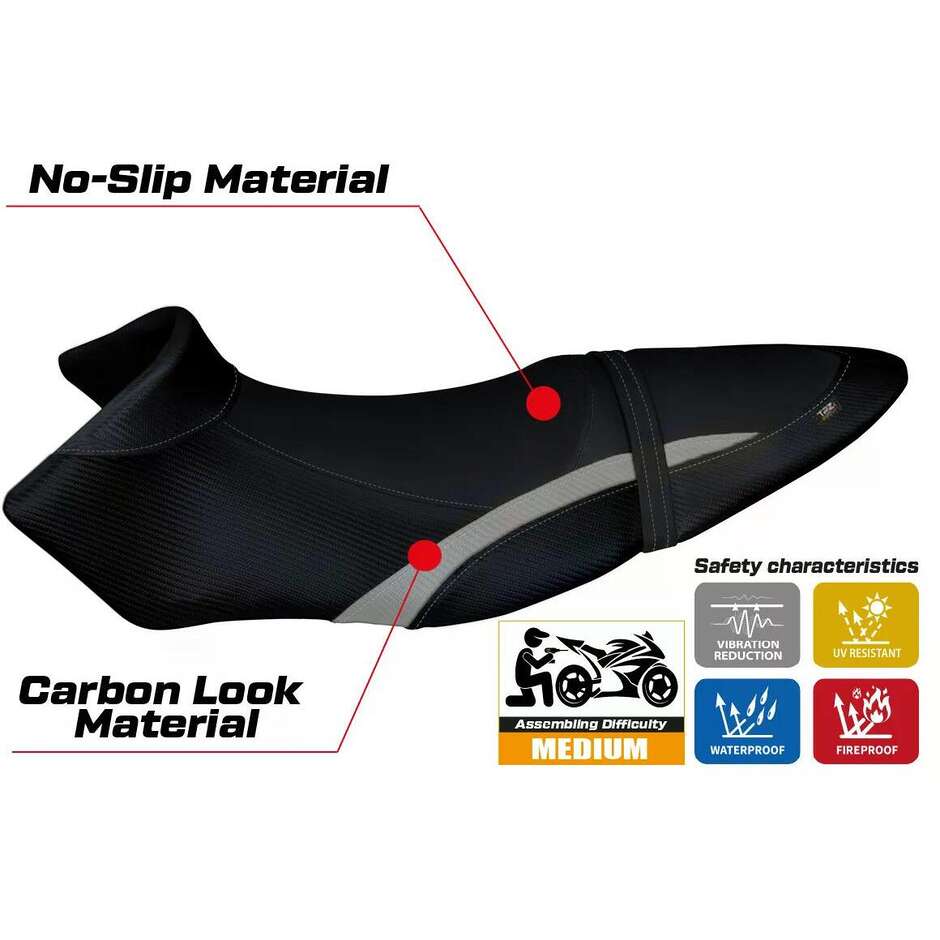 TPZ Italia Seat Cover Specific for BUELL XB 12 S XB 12 SX 2019 2021 Avignon Model