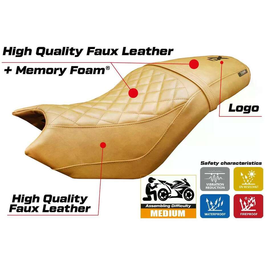 TPZ Italia Seat Cover Specific for CF Moto 700 CLX 20212025 Model Bafia Comfort System