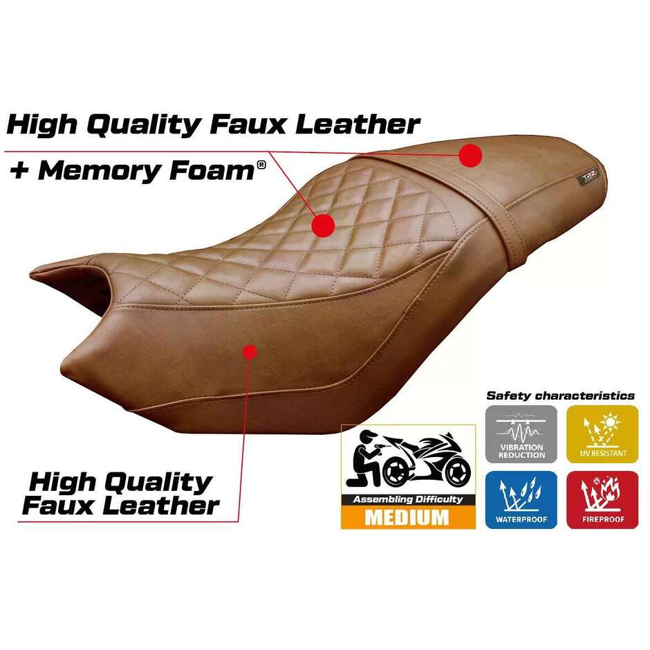 TPZ Italia Seat Cover Specific for CF Moto 700 CLX 20212025 Model Bafia Comfort System