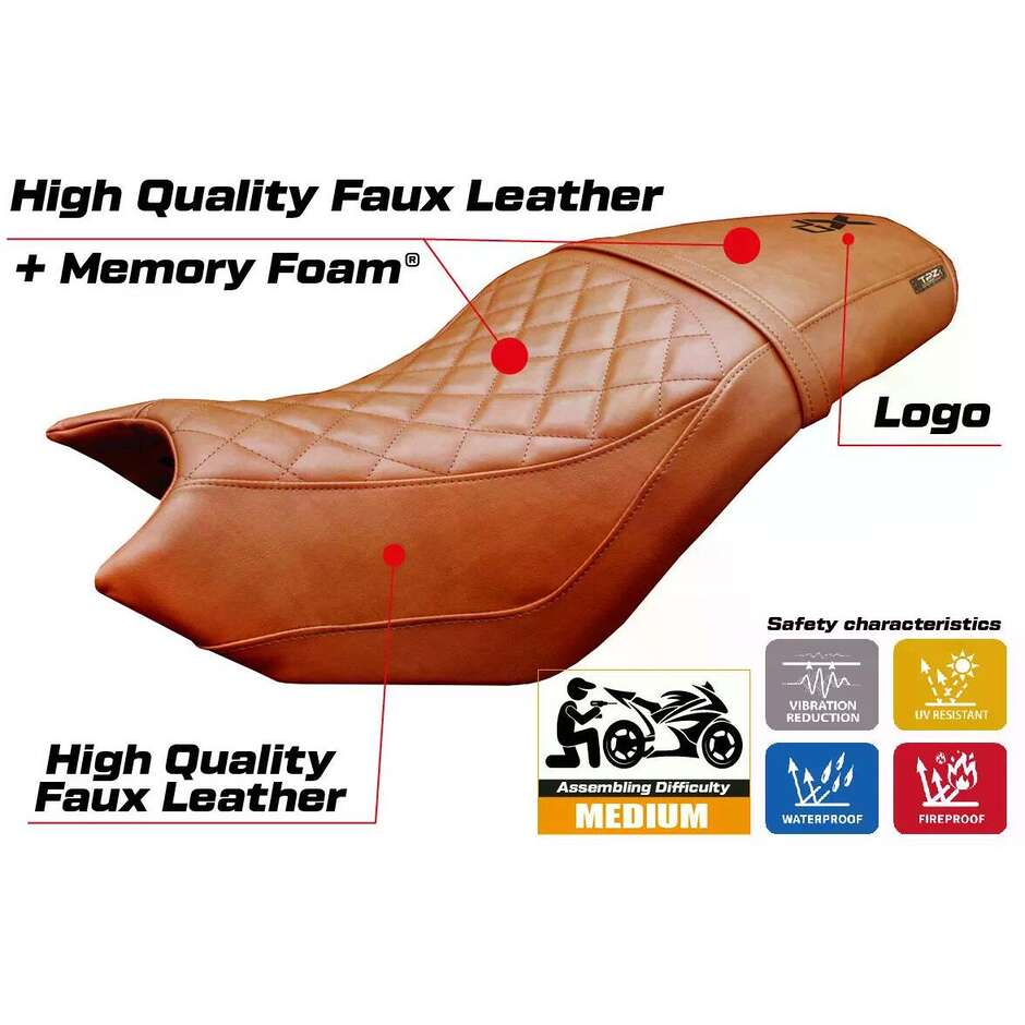 TPZ Italia Seat Cover Specific for CF Moto 700 CLX 20212025 Model Bafia Comfort System