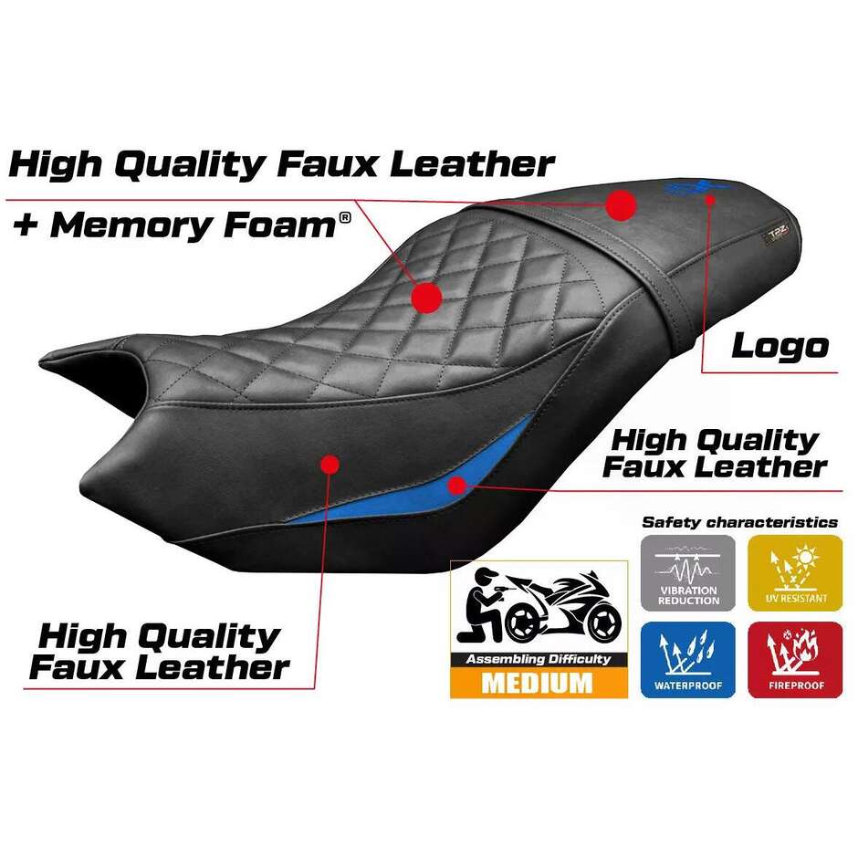 TPZ Italia Seat Cover Specific for CF Moto 700 CLX 20212025 Model Bafia Comfort System